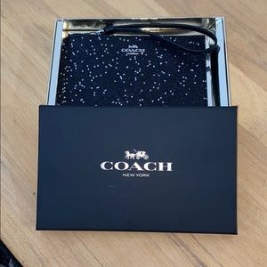 Coach Star Glitter Small Wristlet